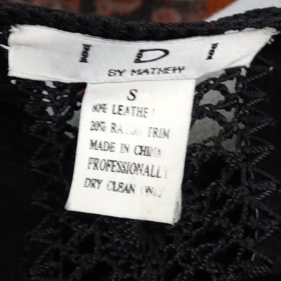 Vintage Leather And Crochet Jacket - Picture 5 of 5